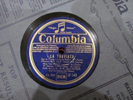 78 Tours  La Traviata Columbia 5668 - 78 Rpm - Schellackplatten