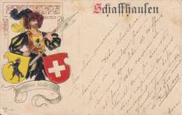 SCHAFFHAUSEN- LITHO- GAUFFREE- ECRITE, MAIS NON ENVOYEE - - Andere & Zonder Classificatie