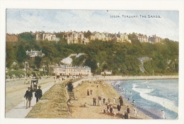 Cp, Angleterre, Torquay, The Sands, Voyagée - Torquay