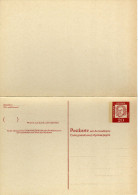 BRD 1961 Ganzsache P 71 * (A+F) [221114KIII] - Cartes Postales - Neuves