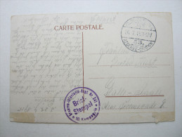 1915 , OOSTENDE, Ostende    ,  Carte Militaire   , 2 Scans - Army: German