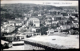 SYRIE  ZAHLE  VUE GENERALE  CARTE AYANT CIRCULE - Syrie
