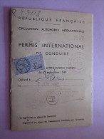 PERMIS  DE CONDUIRE   1962 - Autres & Non Classés