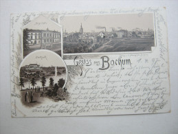 BOCHUM   , Schöne Karte 1897 - Bochum