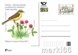 Czech Republic - 2011 - Nature Protection On Postal Stamps - Mint Postcard With Hologram - Postales