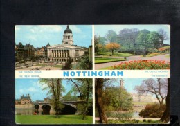 F2691 England - Nottingham - The Council House - The Castle Grounds - The Trent Bringde - University - Nice Timbre - Nottingham