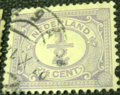 Netherlands 1898 Numeral 0.5c - Used - Oblitérés