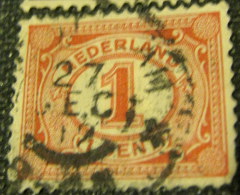 Netherlands 1898 Numeral 1c - Used - Oblitérés