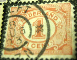 Netherlands 1898 Numeral 1c - Used - Oblitérés