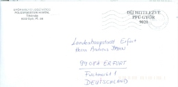 Ungarn Györ TGST + DIJ Hitelezve 2006 Bürgermeister Brief Nach Deutschland - Marcophilie