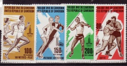 CAMEROUN STAMPS SC# C287 - C290  - 22nd. SUMMER OLYMPIC GAMES MOSCOW 1980 - Kamerun (1960-...)