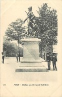 Paris  -ref-B73 - Statue Du Sergent Bobillot -    Carte Bon Etat - - Statues