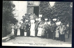 Cpa Du 06  Nice Avril 1931 Reconstitution Noce Saintongeaise -- Joyeux Bigophones Saintongeais    HIV6 - Markets, Festivals