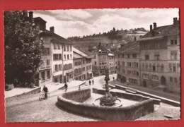 ADIV-18 Fribourg. Fontaine De La Force Et Le Court Chemin. Non Circulé. ANIME. - Fribourg