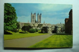 Lincoln - The Castle Gateway And Cathedral Towers - Lincoln