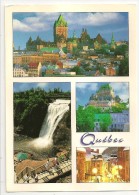 Canada - Multi-vues - La Ville De Québec Et La Chute Montmorency - éd. MARS N° 6JI - 1998 - Cataratas De Montmorency