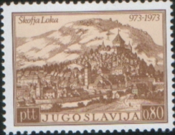 Jugoslavia Yougoslavie 1973 1000 Della Città Di Skofja Loka 1v Complete Set ** MNH - Neufs