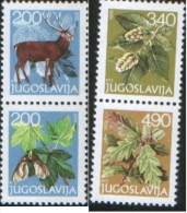 Jugoslavia Yougoslavie 1978 Flora E Fauna Da Carnet 4v  ** MNH - Unused Stamps