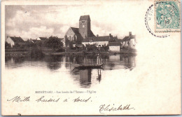 89 MONETEAU - Bords De L'yonne Et L'église - Moneteau