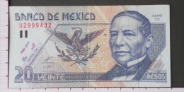 MEXICO  20  PESOS  1999   -  (Nº09572) - Mexiko