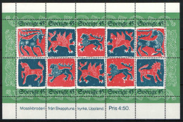 Sweden 1974. Mosaic Very Nice Sheet MNH (**) - Blocs-feuillets