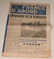 France D'Abord Du 20 Mai 1948(Fusée) - Français