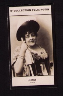 Petite Photo 2e Collection Félix Potin (chocolat), Anna Judic, Artiste, Photo Reutlinger, 1907 - Albums & Collections