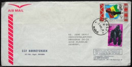 Rwanda Air Mail Cover Sent To Denmark  ( Lot 4572 ) - Otros & Sin Clasificación