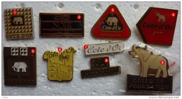 201411- CHOCOLAT- COTE  D OR NESTLE -ELEPHANT - 9 PINS - Lotes