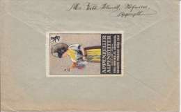 LETTRE AVEC VIGNETTE - APPENZELLER,ALPENBITTER-1914- RARE- (ouverte Au Milieu De La Vignette) - Postmark Collection