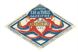 Ancienne étiquette La Rosée Eau De Table Gazéifiée E Balzinger Pré St Gervais 1926 Fabrication Eau Gazeuse Et  Limonade - Limonades & Frisdranken