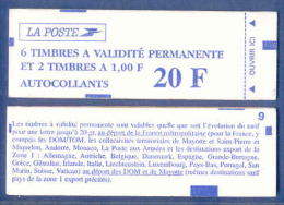 Carnet N°1507 Marianne Du Bicentenaire à Composition Variable - Non Ouvert - Neuf** - Modernes : 1959-...