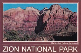 The Streaked Wall And The Sentinel Zion National Park Utah - Zion