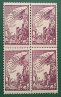 Bloc 4 Timbres PTT Pour Nos Victimes De Guerre Neufs Sans Charnière 1945 - Militärmarken