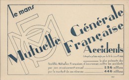 Buvard "MUTUELLE GENERALE FRANCAISE" - Banque & Assurance