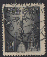 VATICANO  1947  P.A. L. 50  Usata / Used - Poste Aérienne
