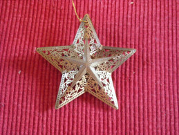 Décoration Noël Vintage , Metal Ajouré - Schmuck Und Dekor