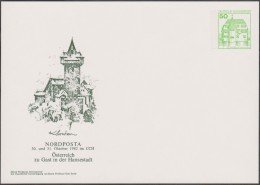 Allemagne 1982. Privatganzsache, Entier Postal Timbré Sur Commande. Autriche, Hôte De L'expo Philatélique Kärnten - Châteaux