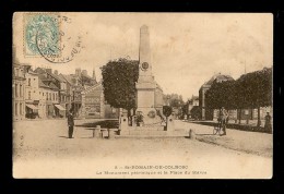 CPA 76 SAINT ROMAIN DE COLBOSC Le Monument PATRIOTIQUE Et La Place Du HAVRE - Saint Romain De Colbosc