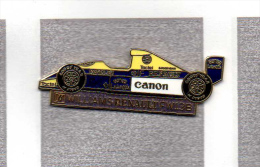 Pin´s  Sport  Automobile  F 1, WILLIAMS  RENAULT  FW 13 B  Avec  CANON, ELF, BARCLAY, GOOD YEAR - F1