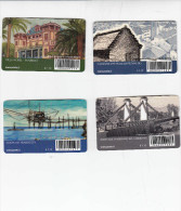 ITALIA 2014 - Patrimonio Artistico.: Sanremo-Costa Trabocchi-Capanne Celtiche-Garigliano - Philatelic Cards