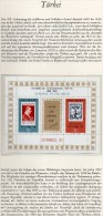 Ölblume Balkanphila 1981 Türkei 2574/5+Block 20 GBl.** 10€ Stamp On Stamp Bloque Bloc Ms EXPO Philatelic Sheet Bf Turkey - Lettres & Documents
