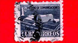 CUBA - Usato - 1952 - Tasse Postali - Palazzi Governativi - Comunicazioni - The Postal Ministry Building - 1 ¢ - Used Stamps