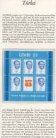 Exposition IZMIR 1983 Türkei Block 23+GBl. ** 8€ 1.Präsident Türkiye Atatürk Bloque Philatelic Blocs M/s Sheet Bf Turkey - Covers & Documents