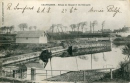 Gravelines Ecluse De Chasse Et Les Remparts  Posté En Franchise Militaire - Gravelines