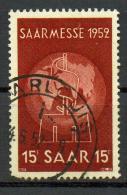 Sarre -Foire 1952 YT 304 Obl. / Saarland - Messe Mi.Nr. 317 Gestempelt - Used Stamps