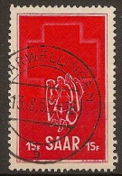 Sarre -Croix-Rouge 1952 YT 305 Obl. / Saarland -Rotes Kreuz Mi.Nr. 318 Gestempelt - Usados