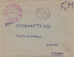 LETTRE GUERRE D'ALGERIE - Brieven En Documenten