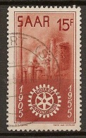 Sarre -Rotary Club YT 340 Obl. / Saarland - Mi.Nr. 358 Gestempelt - Used Stamps