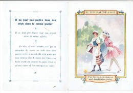 PRIX FIXE - ALBUM 8 Pages - N° 6 - AU BON MARCHE - PROVERBES - OEUFS PANIER - FORGERON EMBRASSE MAL - SUPPARO - Au Bon Marché